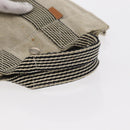 HERMES New Fourre Tout PM Tote Bag Canvas Gray Silver Auth bs31508-8