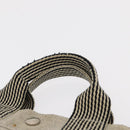HERMES New Fourre Tout PM Tote Bag Canvas Gray Silver Auth bs31508-9