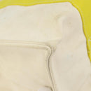 HERMES Bora Bora MM Hand Bag Canvas Yellow Silver Auth bs31509-13