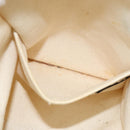 HERMES Bora Bora MM Hand Bag Canvas Yellow Silver Auth bs31509-18