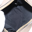 Chloe Shoulder Bag Leather 2way Gray Gold Auth bs31510-10