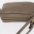 Chloe Shoulder Bag Leather 2way Gray Gold Auth bs31510-6