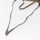 Chloe Shoulder Bag Leather 2way Gray Gold Auth bs31510-8