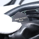 CELINE Shoulder Bag Leather Black Gold Auth bs31512-11