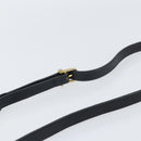 CELINE Shoulder Bag Leather Black Gold Auth bs31512-8