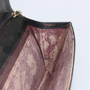 CHANEL Matelasse Chain Shoulder Bag Lamb Skin Black Gold CC Auth bs31513-18