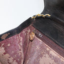 CHANEL Matelasse Chain Shoulder Bag Lamb Skin Black Gold CC Auth bs31513-20