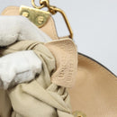 Chloe Tote Bag Leather Beige Gold Auth bs31516-12