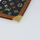 LOUIS VUITTON Multicolor Pochette Cles Coin Purse Black M13664 LV Auth bs31521-16