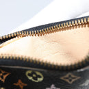 LOUIS VUITTON Multicolor Pochette Cles Coin Purse Black M13664 LV Auth bs31521-9