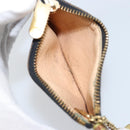 LOUIS VUITTON Multicolor Pochette Cles Coin Purse Black M13664 LV Auth bs31521-10