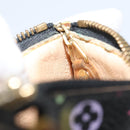 LOUIS VUITTON Multicolor Pochette Cles Coin Purse Black M13664 LV Auth bs31521-12