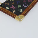 LOUIS VUITTON Multicolor Pochette Cles Coin Purse Black M13664 LV Auth bs31521-14