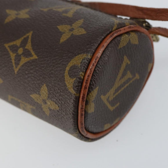 LOUIS VUITTON Monogram Papillon Pouch LV Auth bs31523
