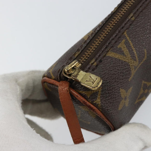 LOUIS VUITTON Monogram Papillon Pouch LV Auth bs31523