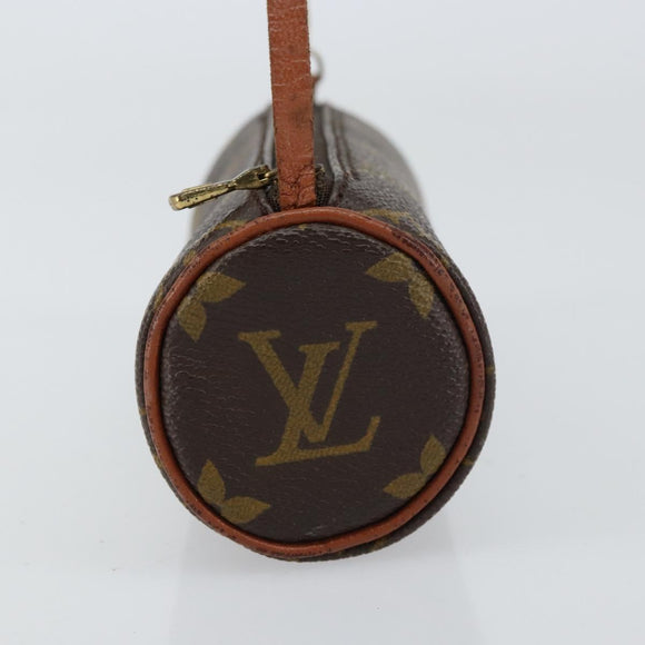 LOUIS VUITTON Monogram Papillon Pouch LV Auth bs31523