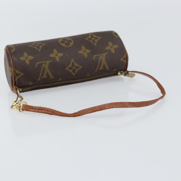 LOUIS VUITTON Monogram Papillon Pouch LV Auth bs31523