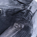 PRADA Tote Bag Nylon Black Silver Auth bs31530-20