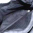 PRADA Tote Bag Nylon Black Silver Auth bs31530-23