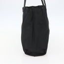 PRADA Tote Bag Nylon Black Silver Auth bs31530-4