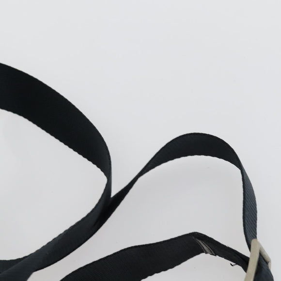 PRADA Backpack Nylon Black Silver Auth bs31532