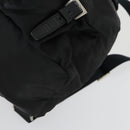 PRADA Backpack Nylon Black Silver Auth bs31532-15