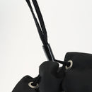 PRADA Backpack Nylon Black Silver Auth bs31532-20