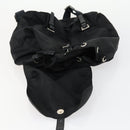 PRADA Backpack Nylon Black Silver Auth bs31532-10
