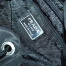 PRADA Backpack Nylon Black Silver Auth bs31532-23