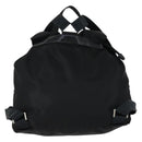 PRADA Backpack Nylon Black Silver Auth bs31532-2