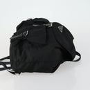 PRADA Backpack Nylon Black Silver Auth bs31532-3