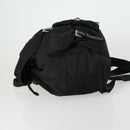 PRADA Backpack Nylon Black Silver Auth bs31532-4