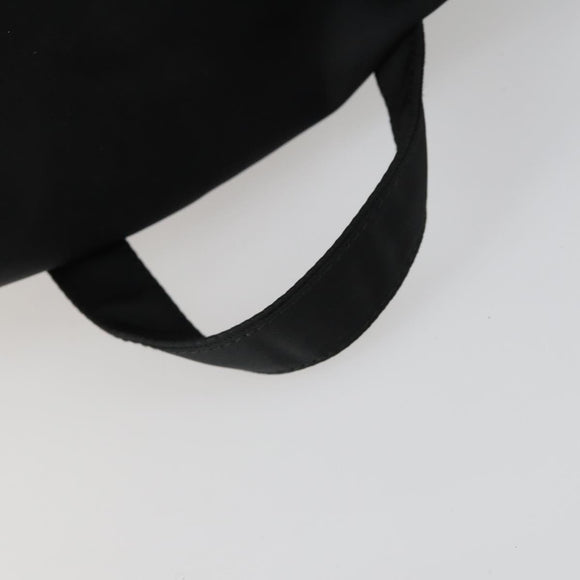 PRADA Backpack Nylon Black Silver Auth bs31532