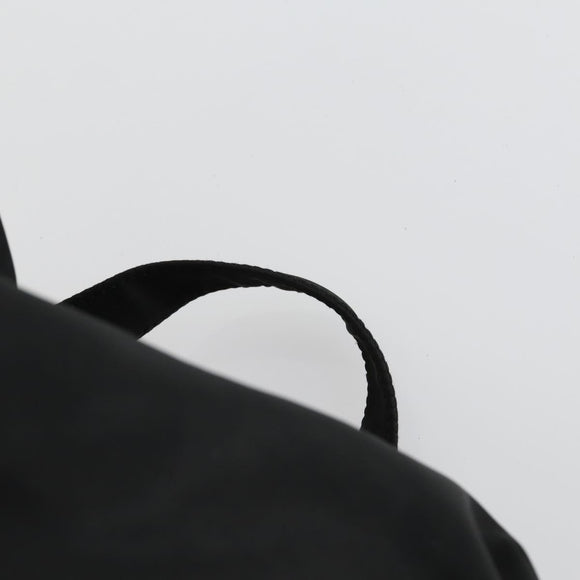 PRADA Backpack Nylon Black Silver Auth bs31532