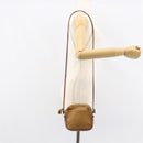 LOEWE Shoulder Bag Leather Beige Gold Auth bs31535-20