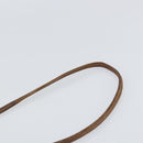 LOEWE Shoulder Bag Leather Beige Gold Auth bs31535-8