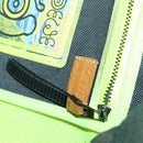 LOEWE Eye Nature Convertible Backpack Canvas Leather Gray Silver Auth bs31537-20