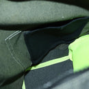 LOEWE Eye Nature Convertible Backpack Canvas Leather Gray Silver Auth bs31537-22