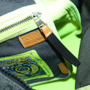 LOEWE Eye Nature Convertible Backpack Canvas Leather Gray Silver Auth bs31537-24