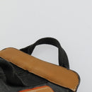 LOEWE Eye Nature Convertible Backpack Canvas Leather Gray Silver Auth bs31537-14