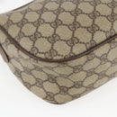 GUCCI GG Supreme Web Sherry Line Bag PVC Beige Gold 89 02 032 Auth bs31538-13