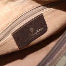 GUCCI GG Supreme Web Sherry Line Bag PVC Beige Gold 89 02 032 Auth bs31538-16