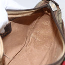 GUCCI GG Supreme Web Sherry Line Bag PVC Beige Gold 89 02 032 Auth bs31538-23