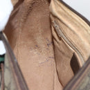 GUCCI GG Supreme Web Sherry Line Bag PVC Beige Gold 89 02 032 Auth bs31538-19