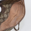 GUCCI GG Supreme Web Sherry Line Bag PVC Beige Gold 89 02 032 Auth bs31538-21