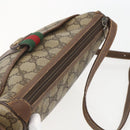 GUCCI GG Supreme Web Sherry Line Bag PVC Beige Gold 89 02 032 Auth bs31538-6