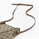 GUCCI GG Supreme Web Sherry Line Bag PVC Beige Gold 89 02 032 Auth bs31538-8