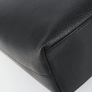 GUCCI Shoulder Bag Leather Black Gold Auth bs31540-11