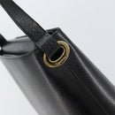 GUCCI Shoulder Bag Leather Black Gold Auth bs31540-14