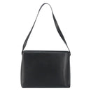 GUCCI Shoulder Bag Leather Black Gold Auth bs31540-2